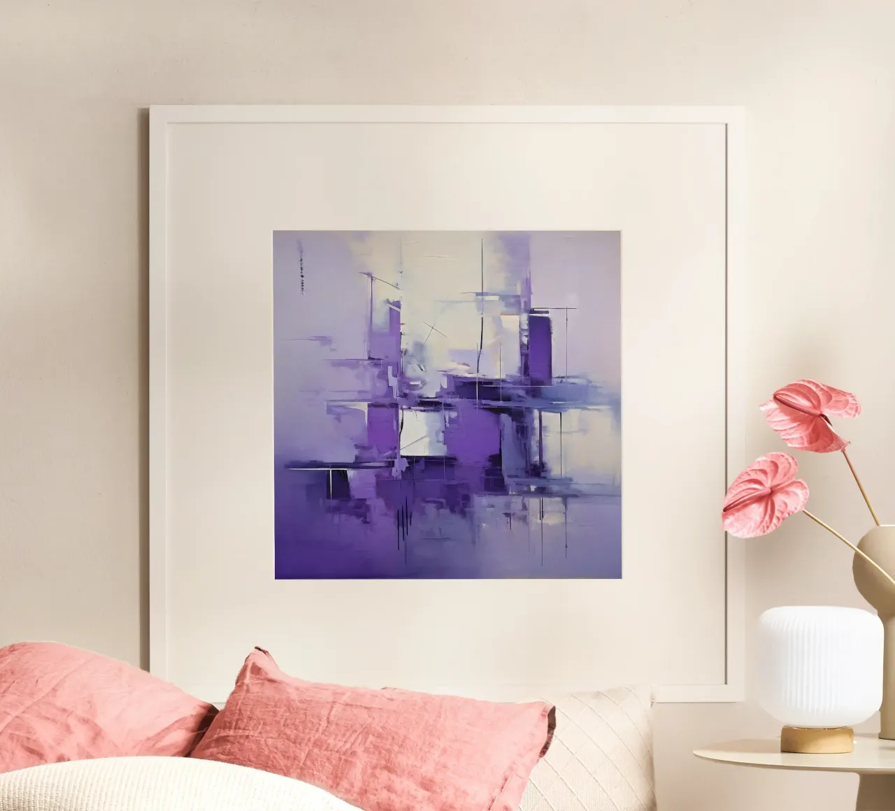 Malerei_violette poster da Farbträume