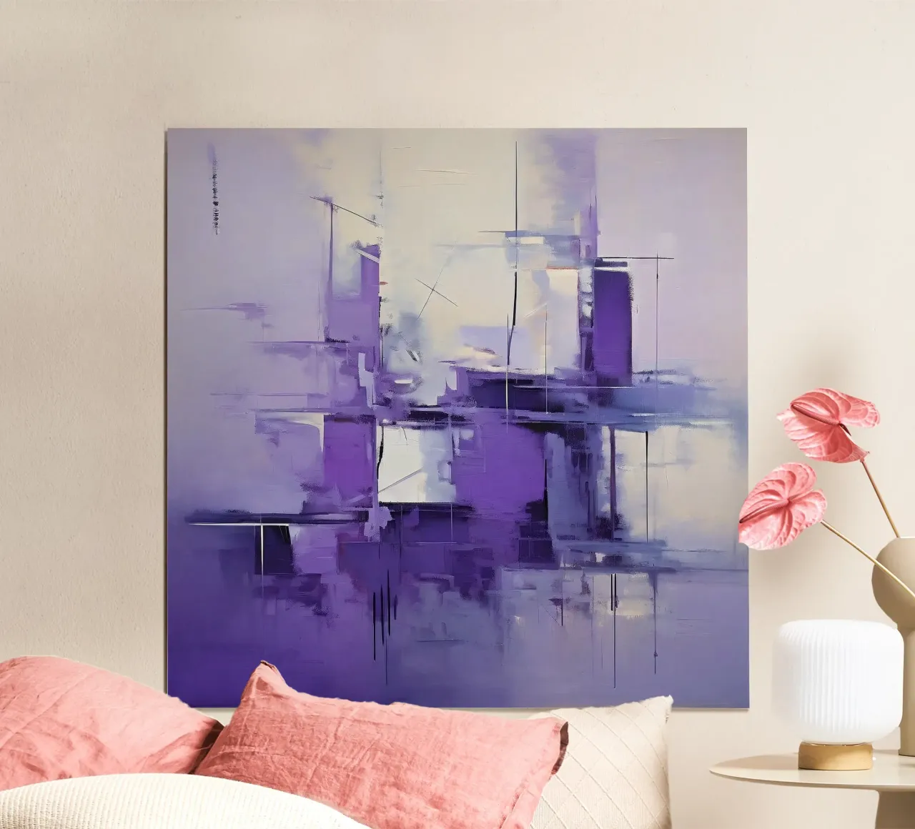 Malerei_violette poster da Farbträume