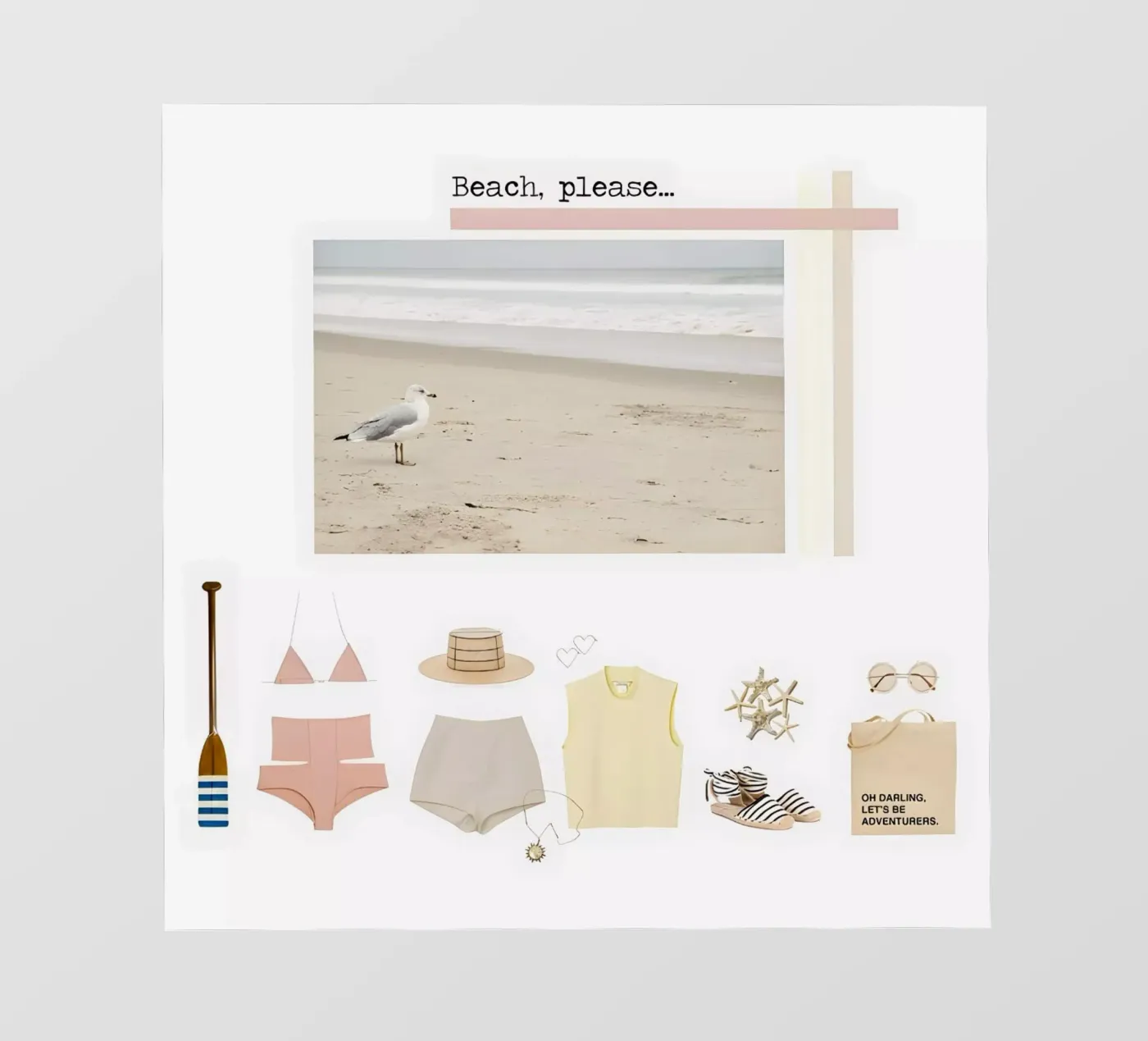 Beach please. fotobehang van TASTE OF BLISS