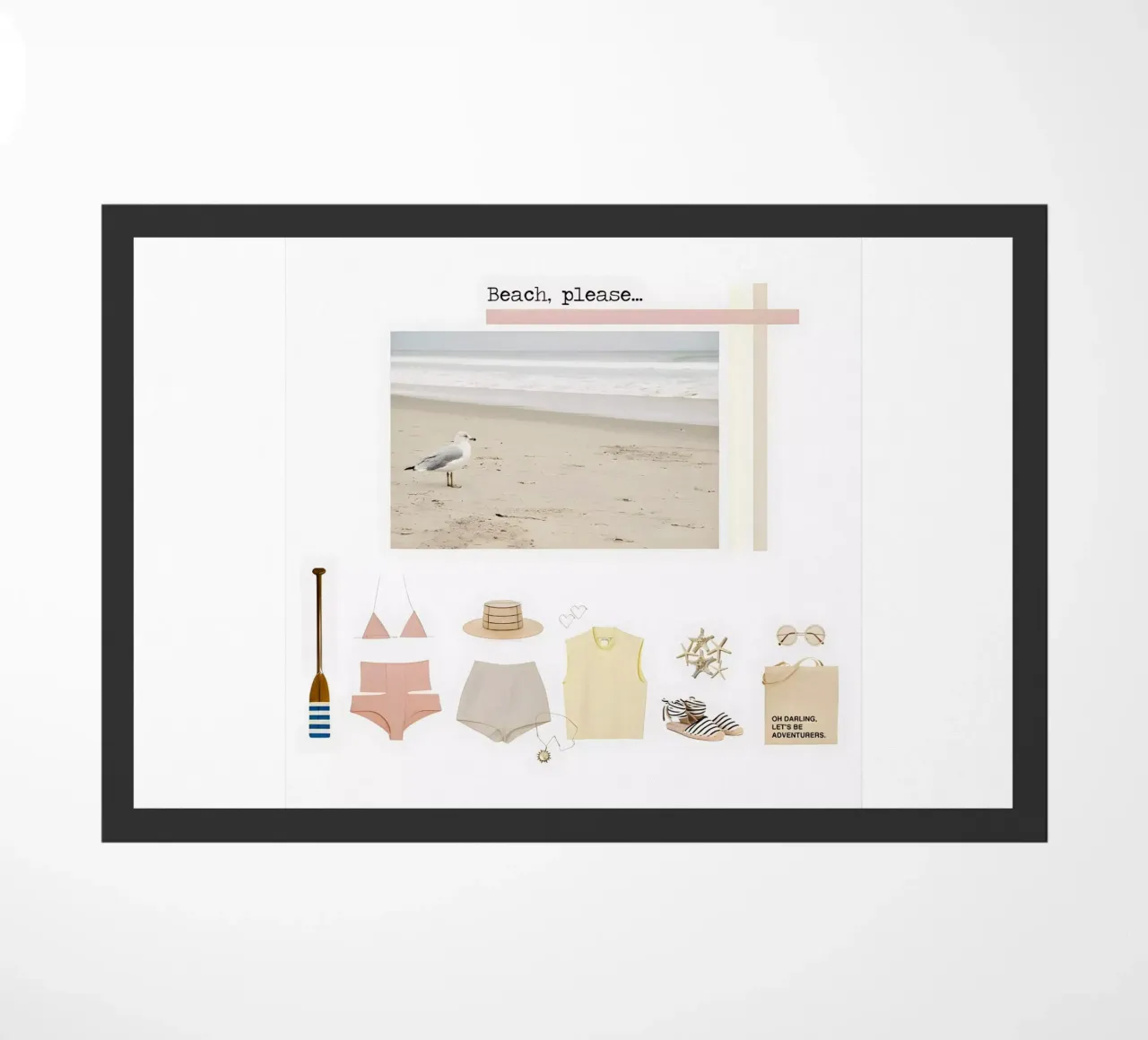 Beach please. deurmat van TASTE OF BLISS