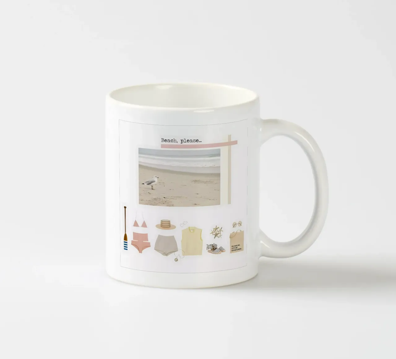 Beach please. tazza in ceramica da TASTE OF BLISS