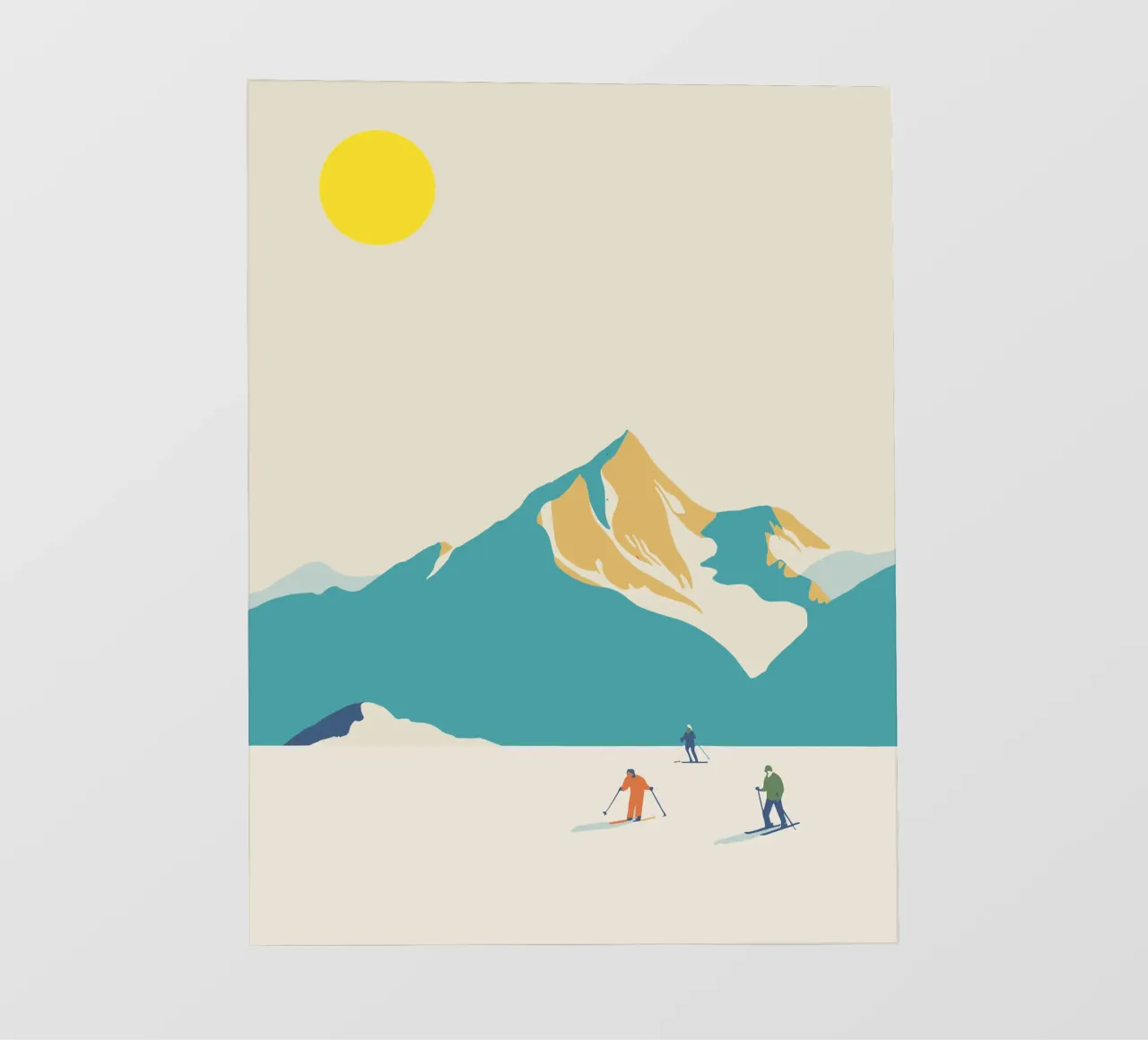 SCIATORI pellicola backlit da PERSIE