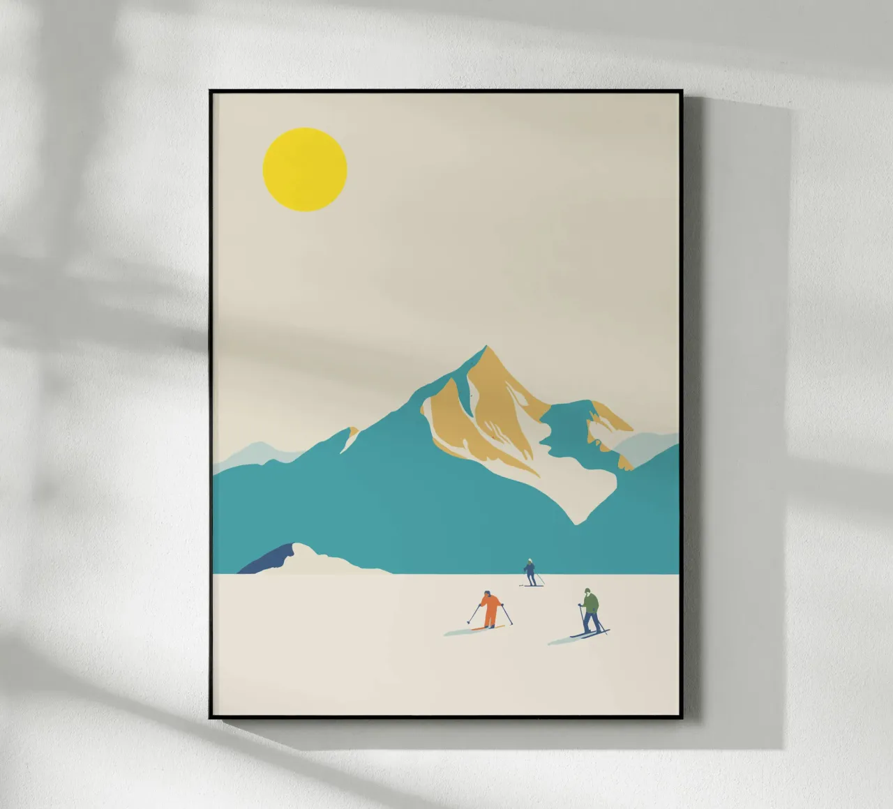 SKIERS Acryl-Glas von PERSIE