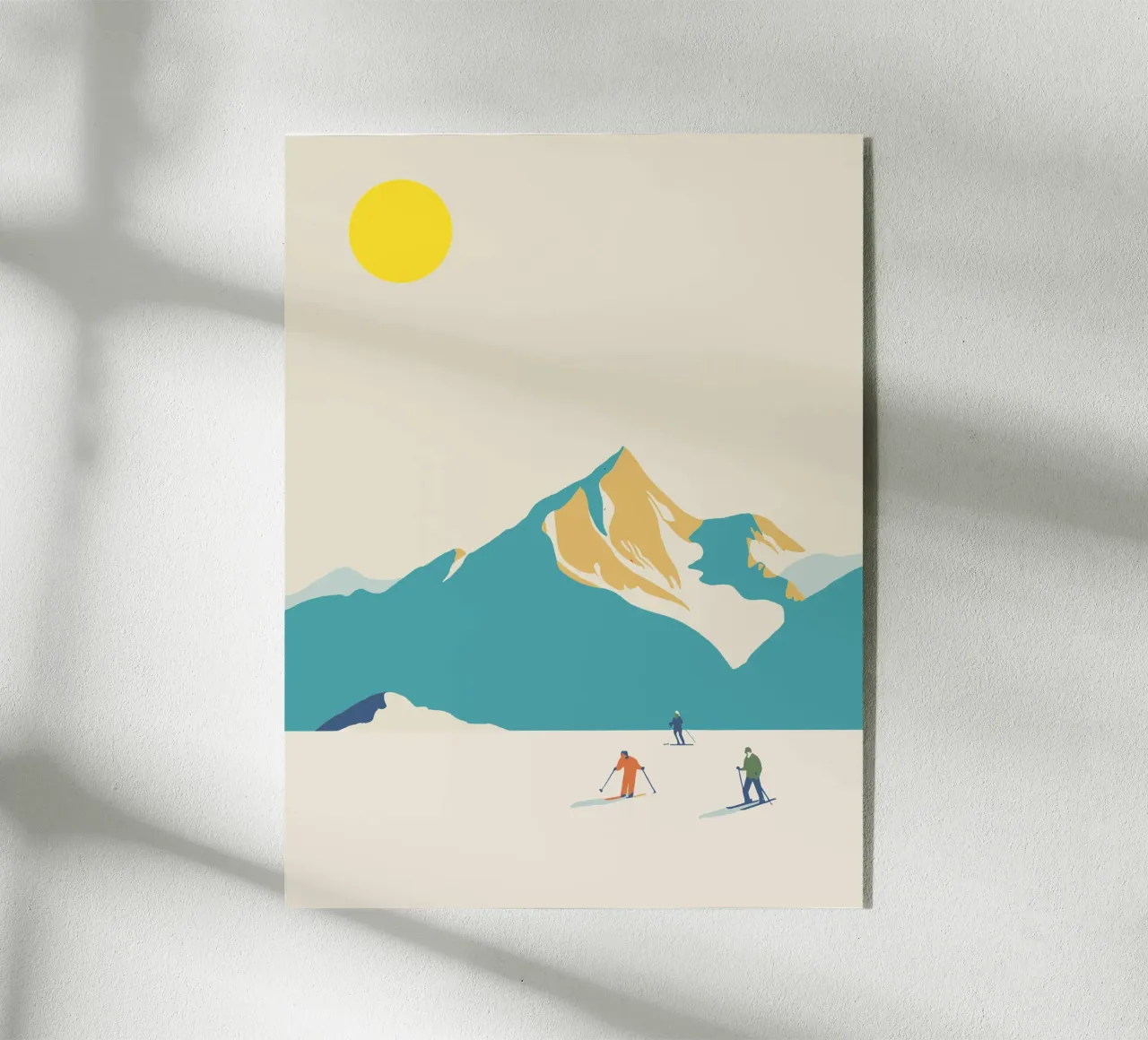 SKIERS Acryl-Glas von PERSIE