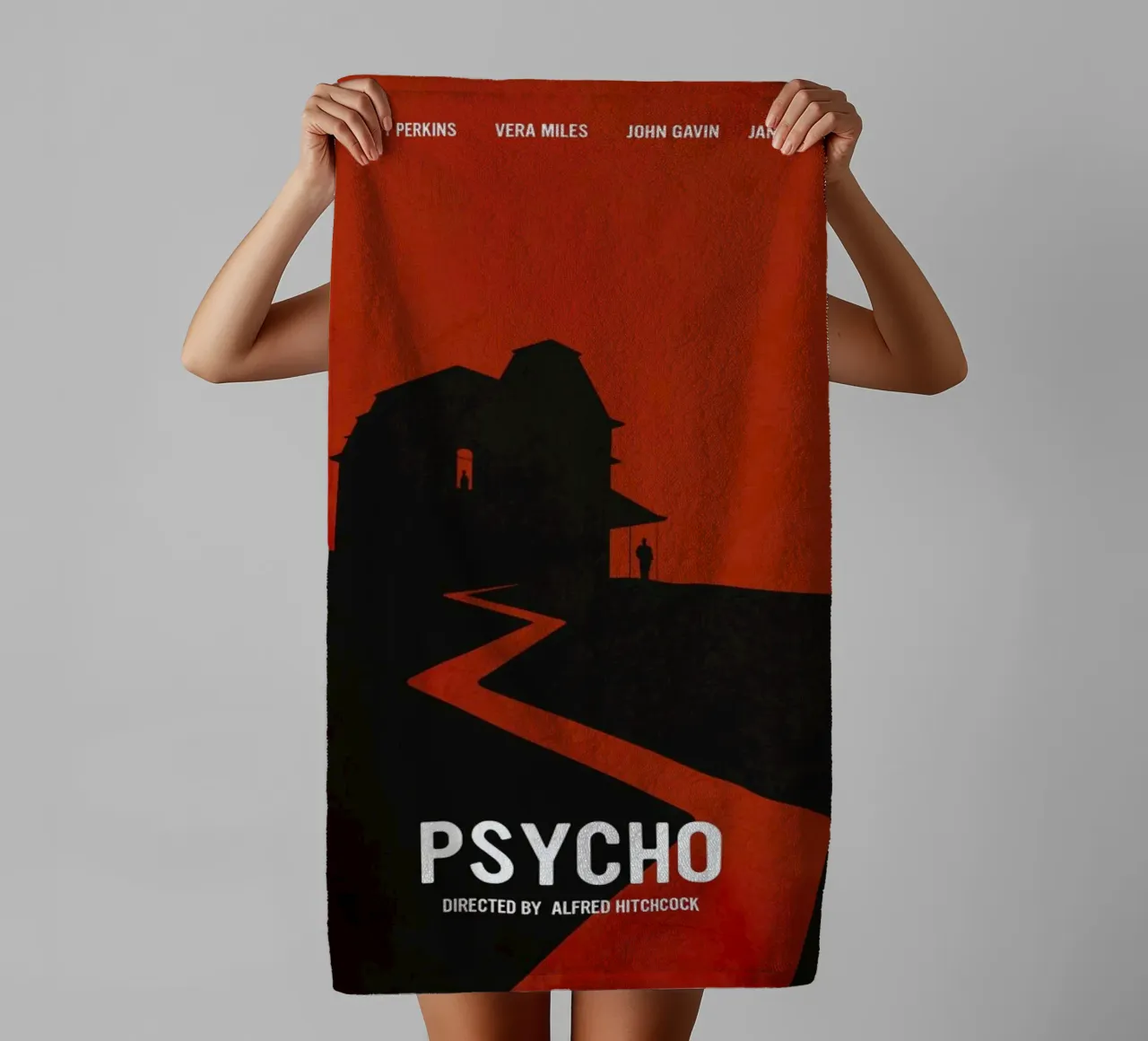 Psycho towel by Calm The Ham