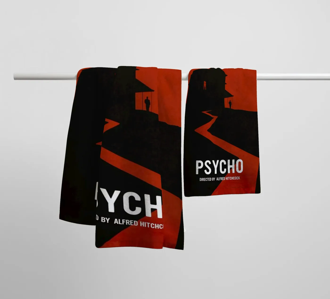 Psycho towel by Calm The Ham