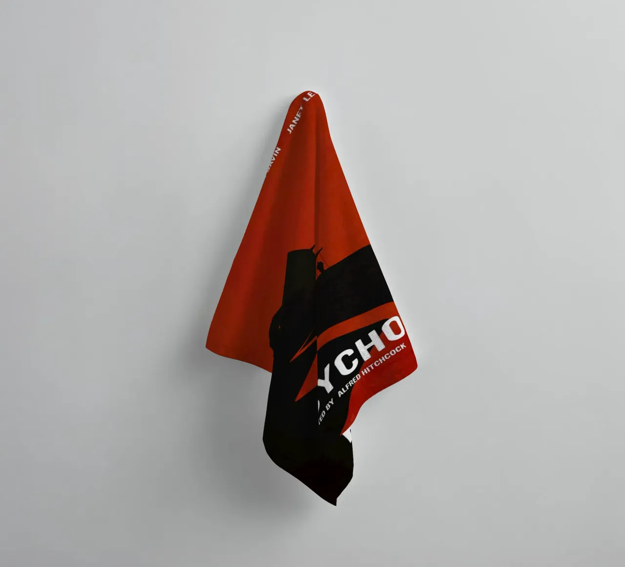 Psycho towel by Calm The Ham