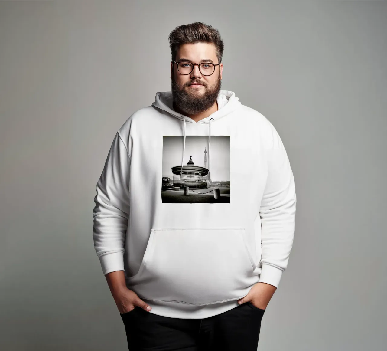 Tour Eiffel - Study 2 felpa con cappuccio da Håggard Photography | Ronny Behnert