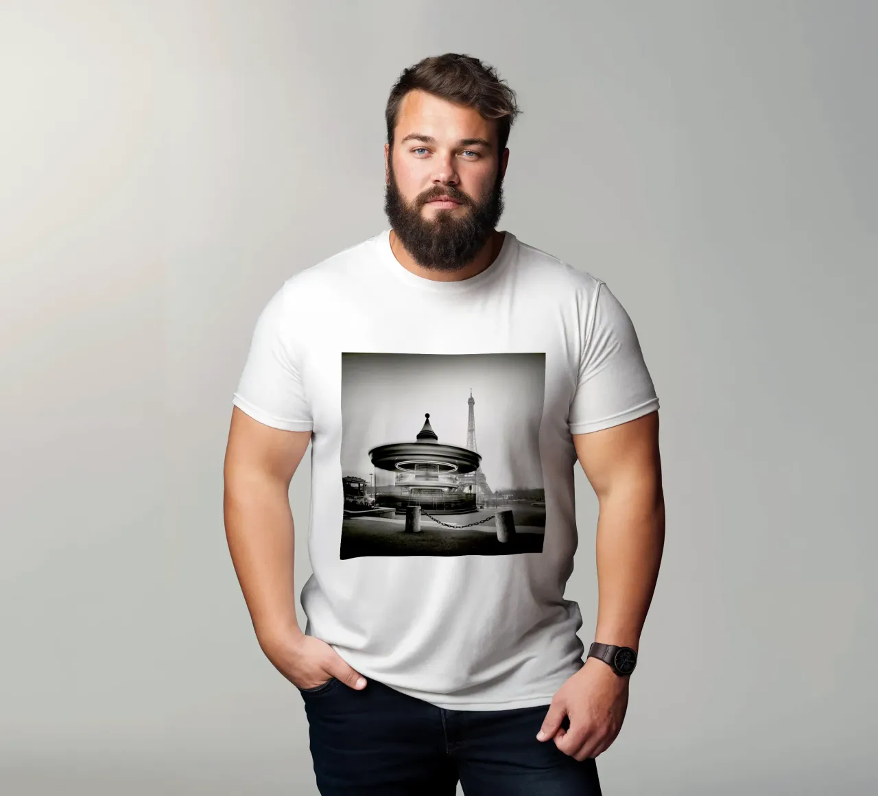 Tour Eiffel - Study 2 t-shirt da Håggard Photography | Ronny Behnert