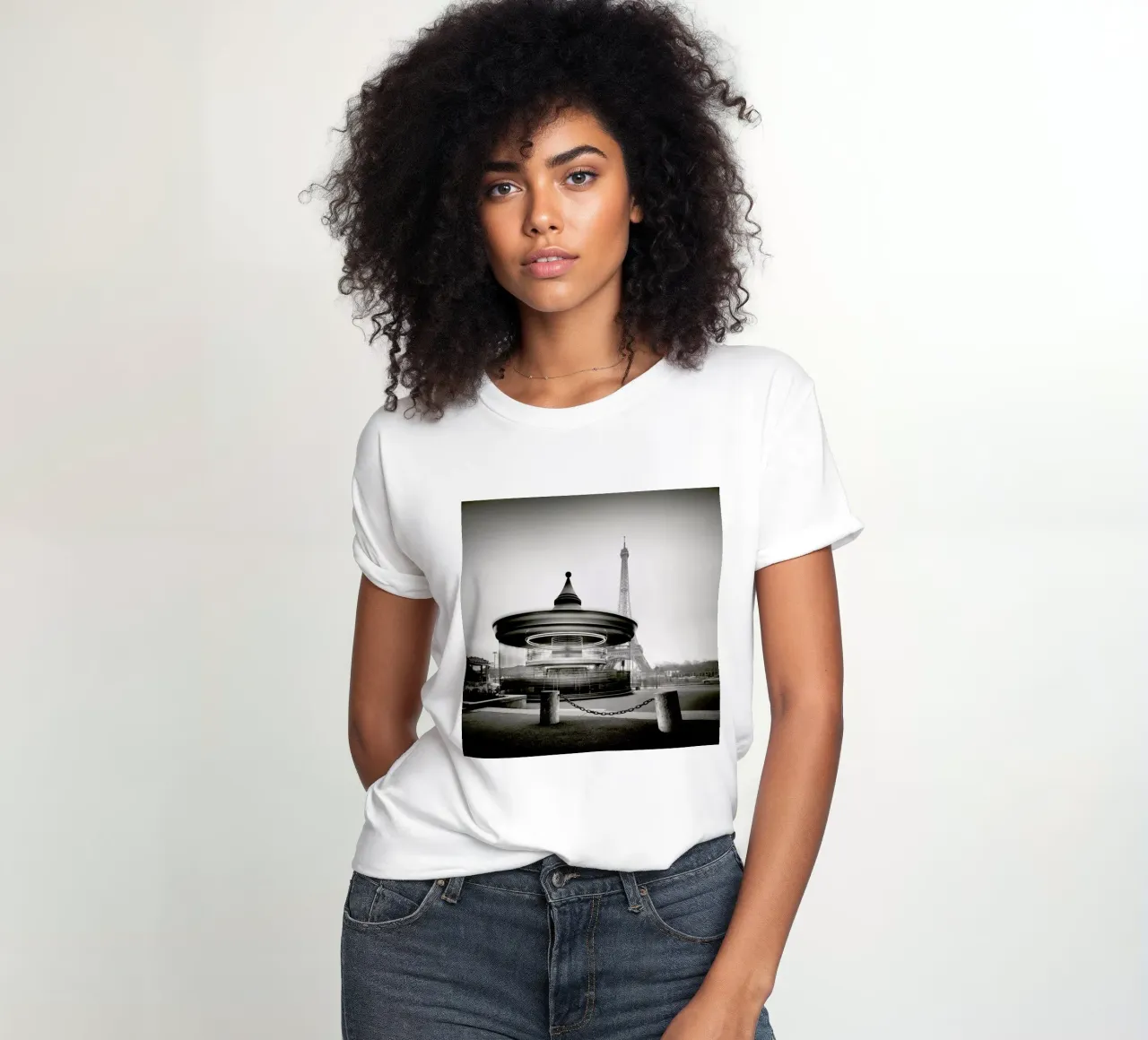 Tour Eiffel - Study 2 t-shirt da donna da Håggard Photography | Ronny Behnert