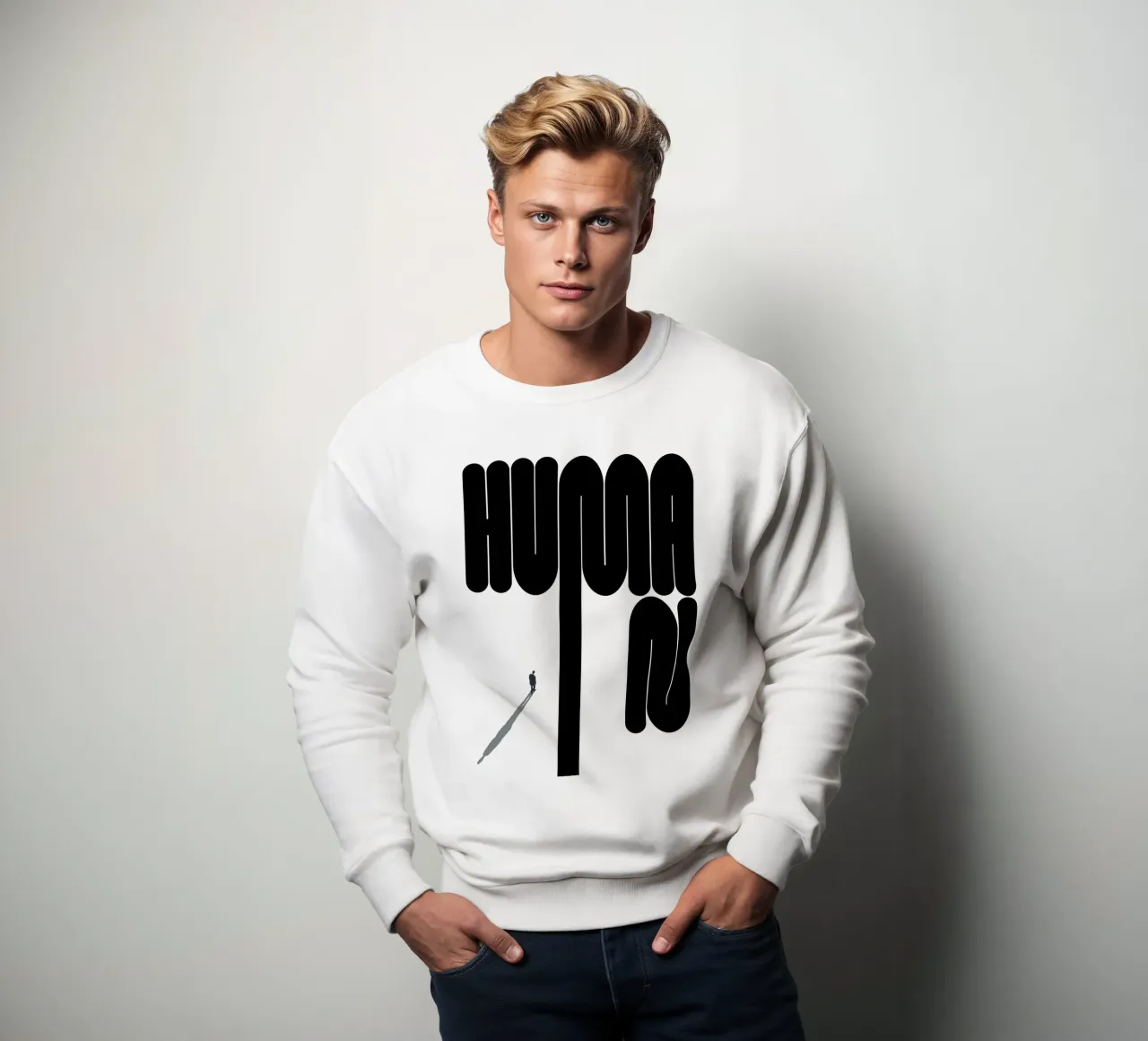 Percorso umano felpa da TYPEHAUS