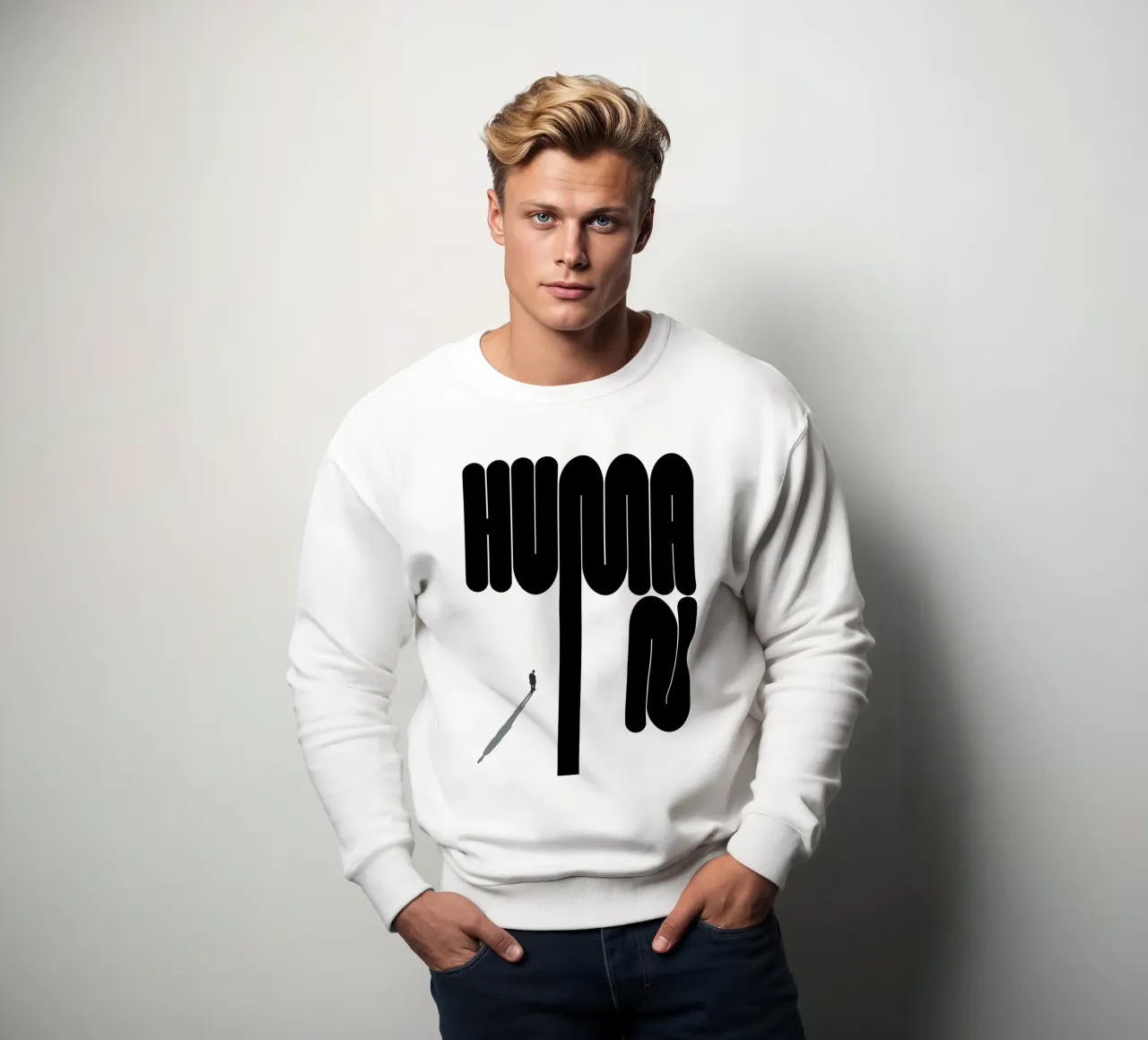 Percorso umano felpa da TYPEHAUS