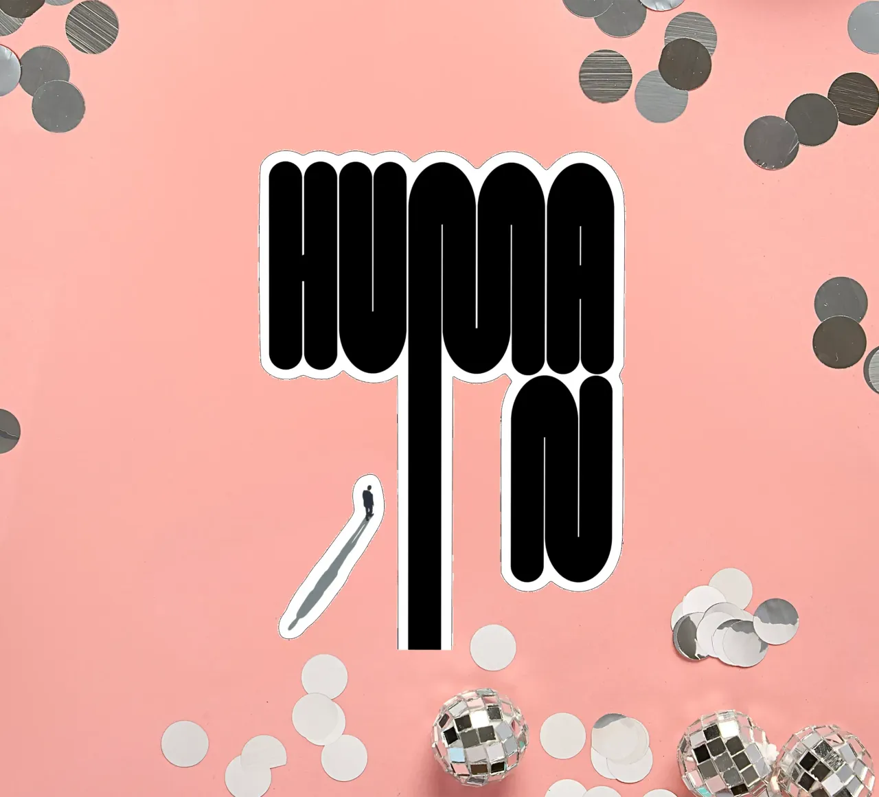 Human Path sticker by TYPEHAUS