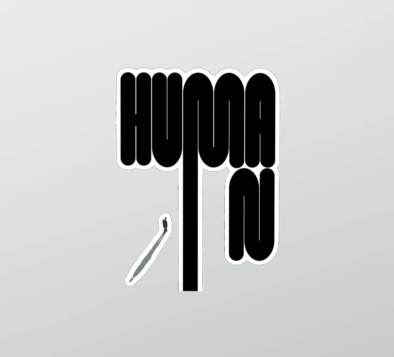 Human Path sticker by TYPEHAUS