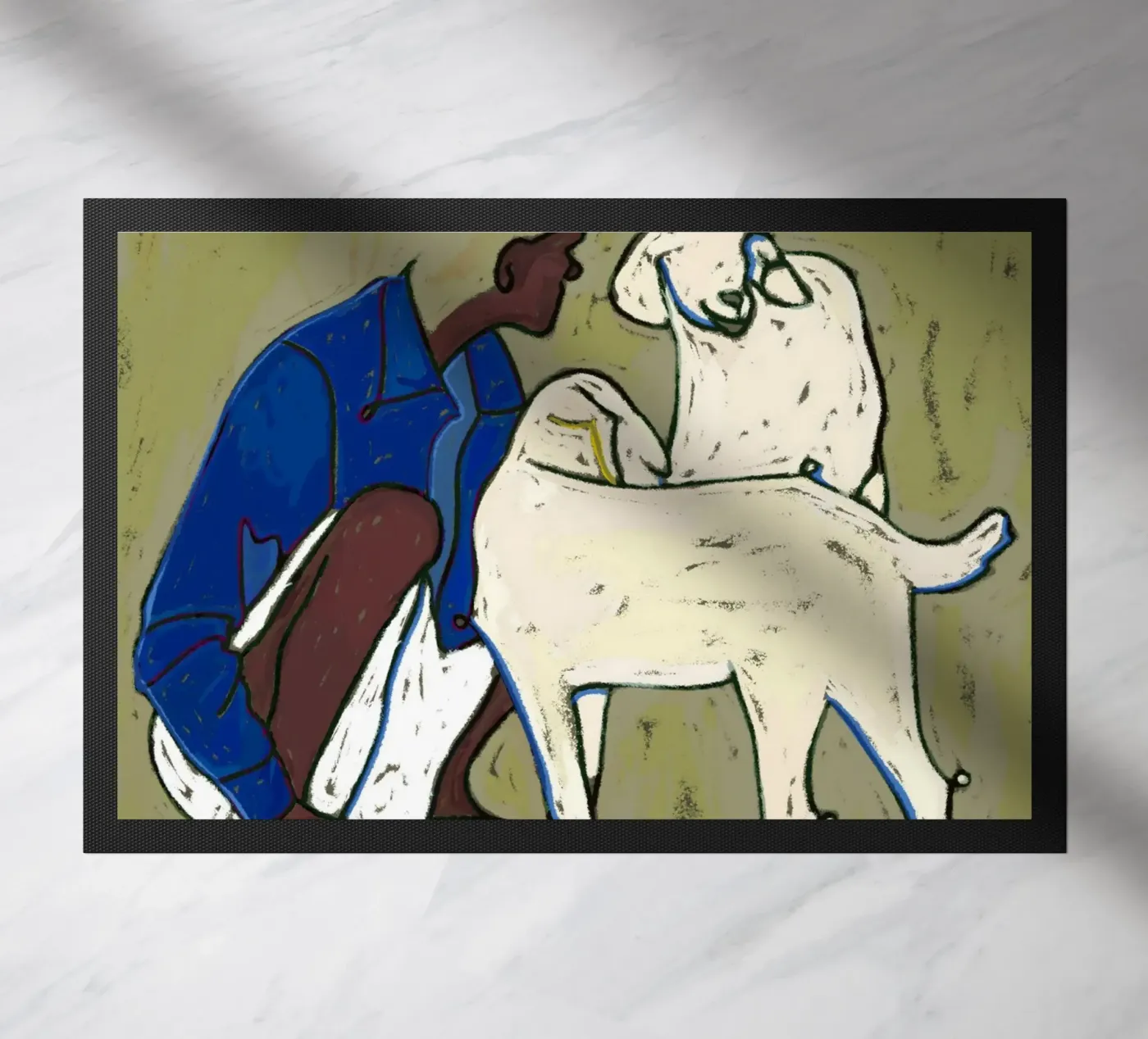 The Shepherd’s Pause doormat by 83oranges.com