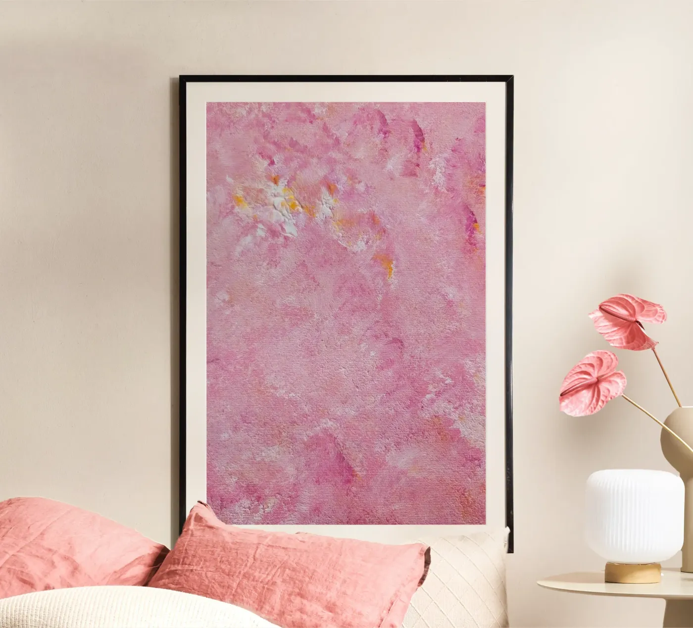Pink Blush poster van Dopamine Goods