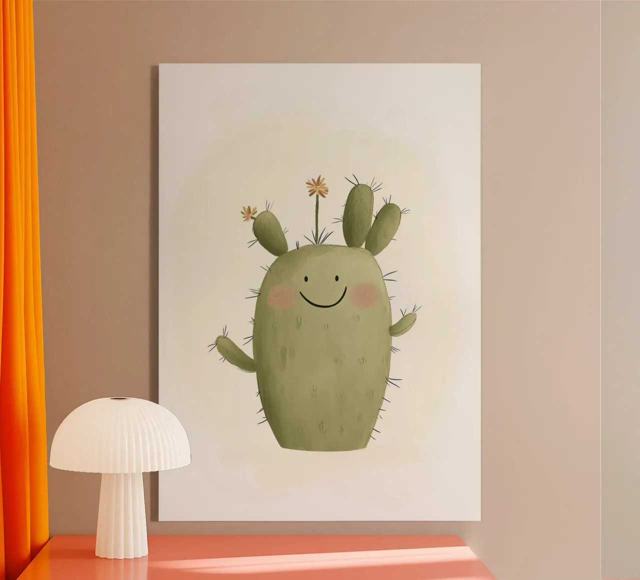 Cactus sorridente plexiglass da Dreamy Nursery