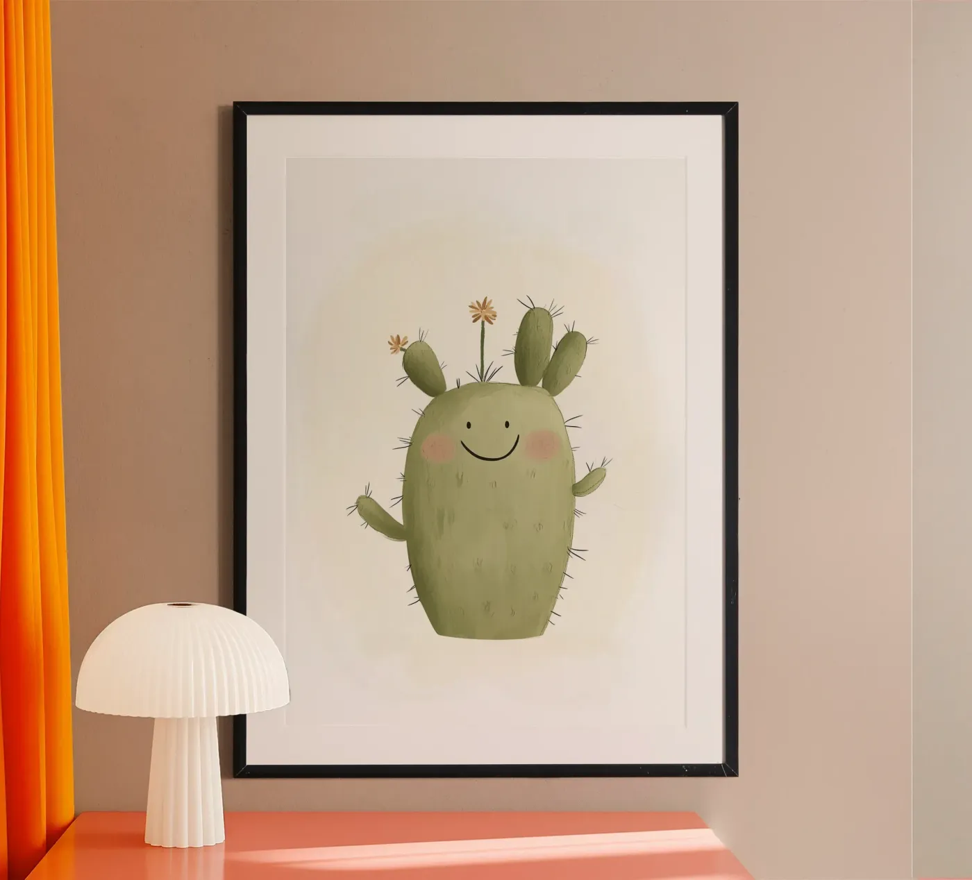 Cactus sorridente poster da Dreamy Nursery