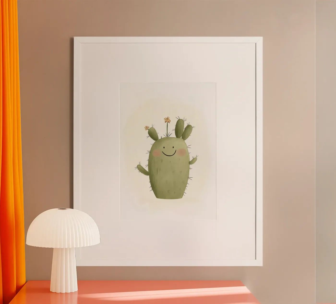 Cactus sorridente poster da Dreamy Nursery