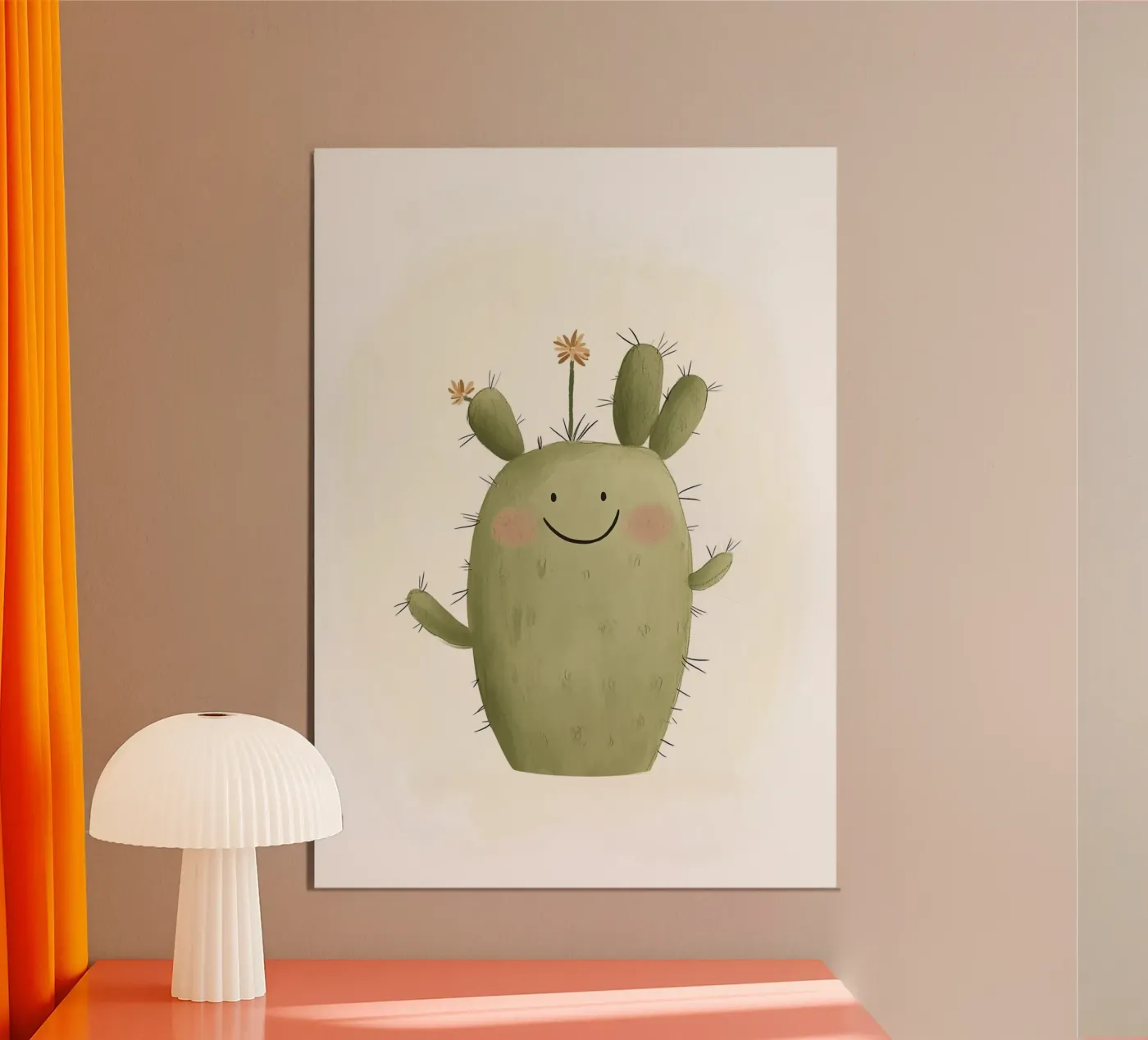 Cactus sorridente poster da Dreamy Nursery