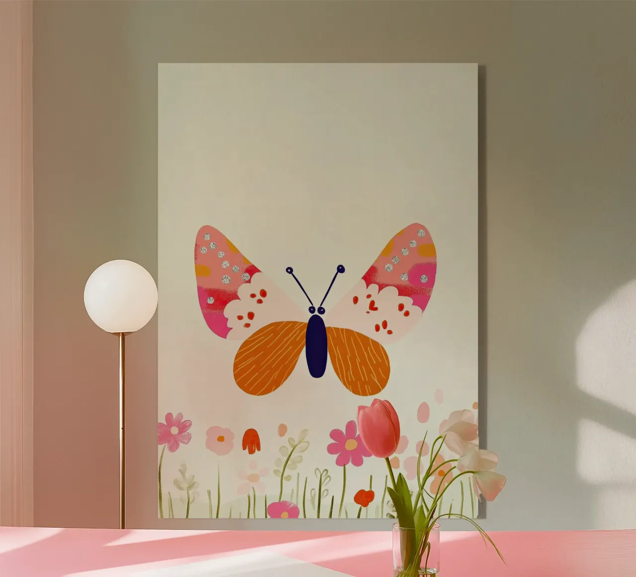 Farfalla colorata plexiglass da Dreamy Nursery