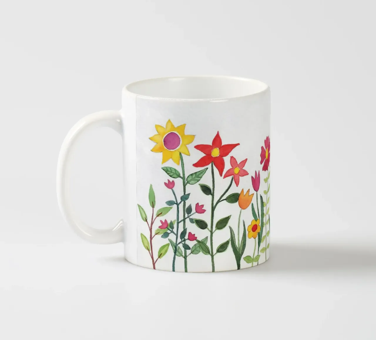 Sommerblumen tazza in ceramica da Farbwelten