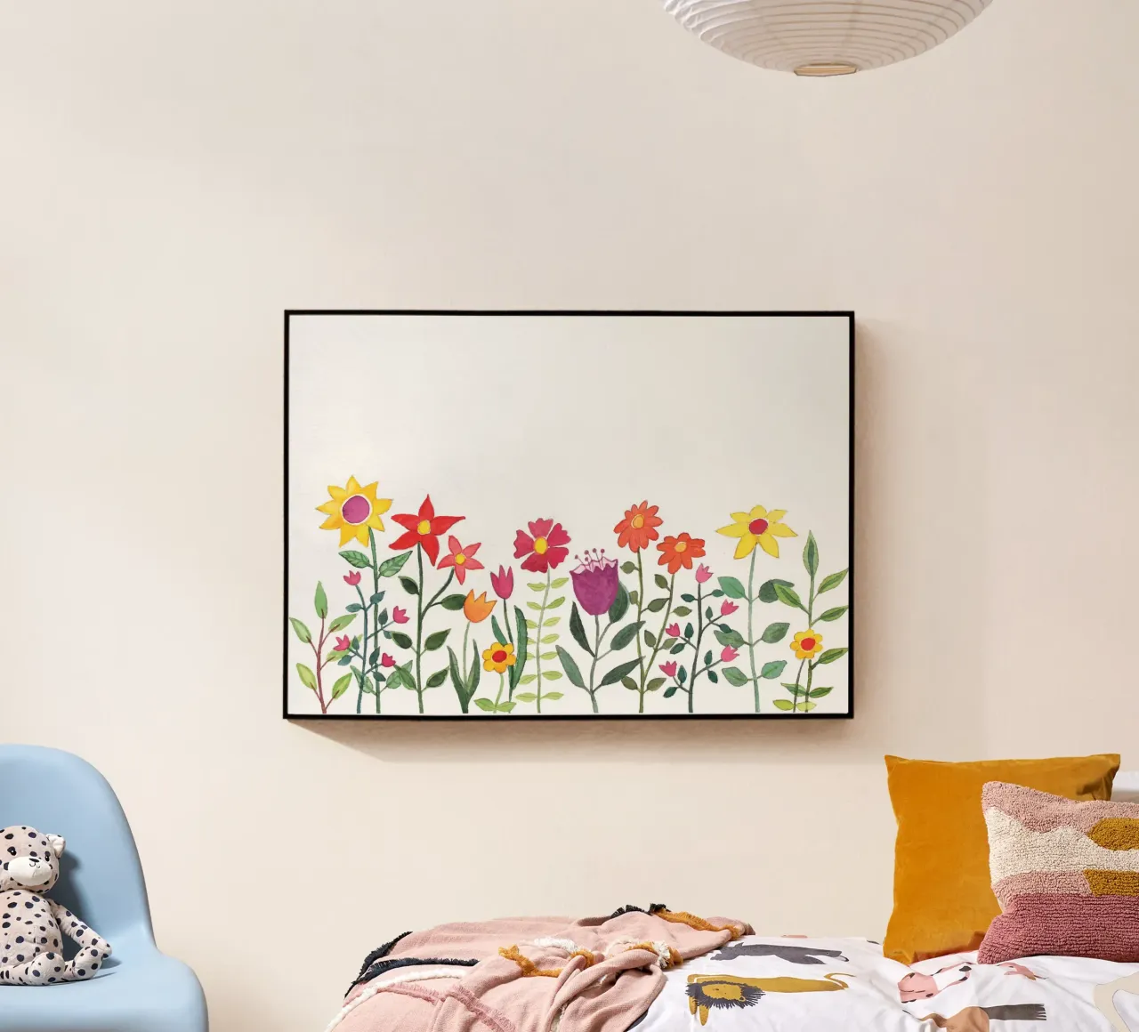 Sommerblumen plexiglass da Farbwelten