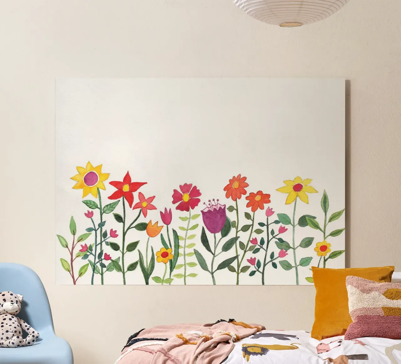 Sommerblumen plexiglass da Farbwelten