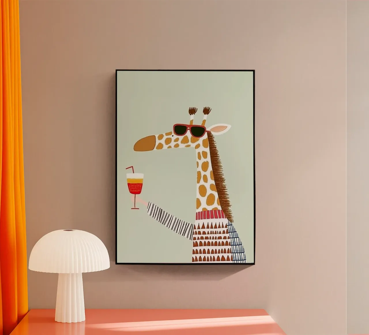 Cool Giraffa plexiglass da Dreamy Nursery