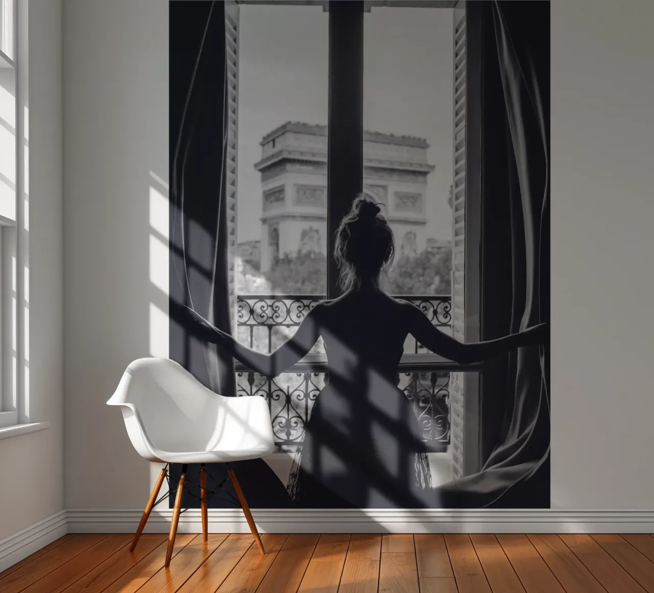 Paris View - Elegant photo art design photo wallpaper by Whole©