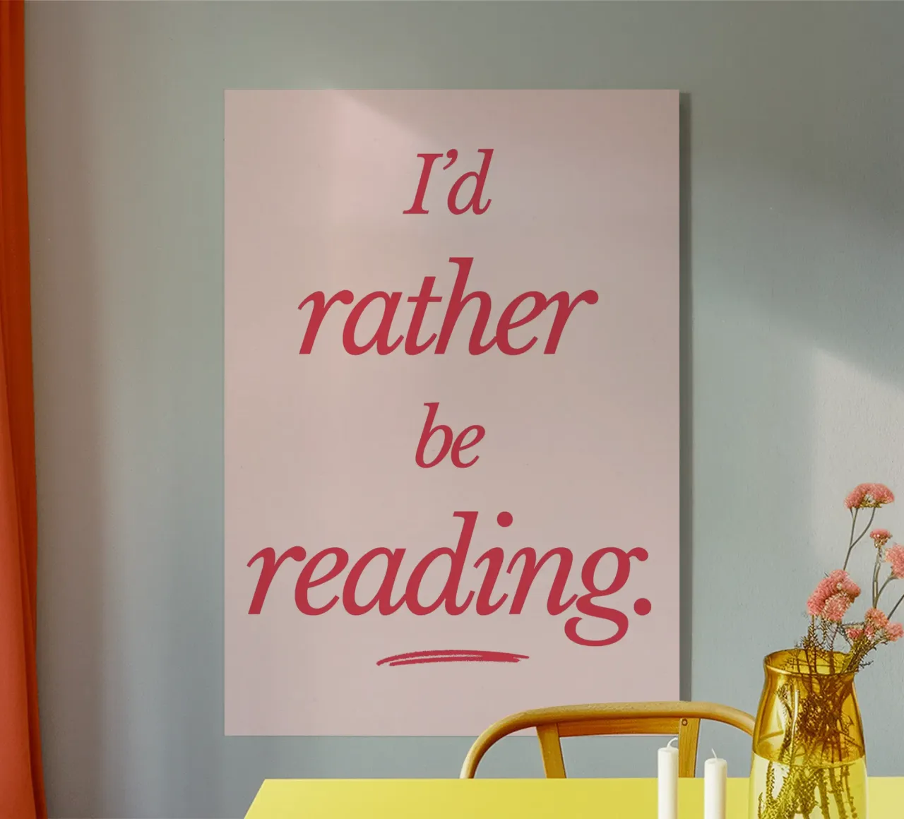 I'd rather be reading plexiglass da Papier und Herz