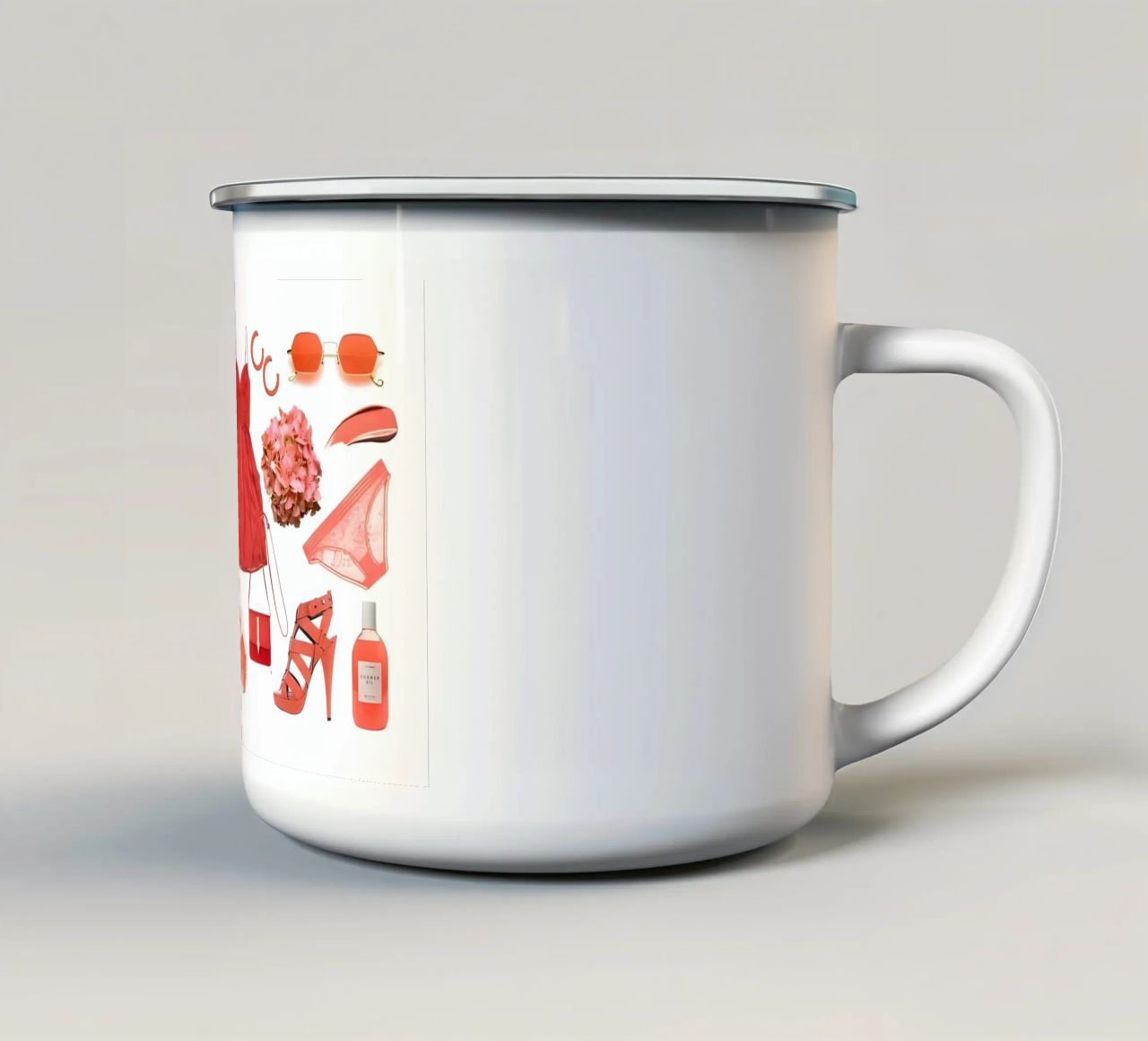 I see red. tazza in smalto da TASTE OF BLISS