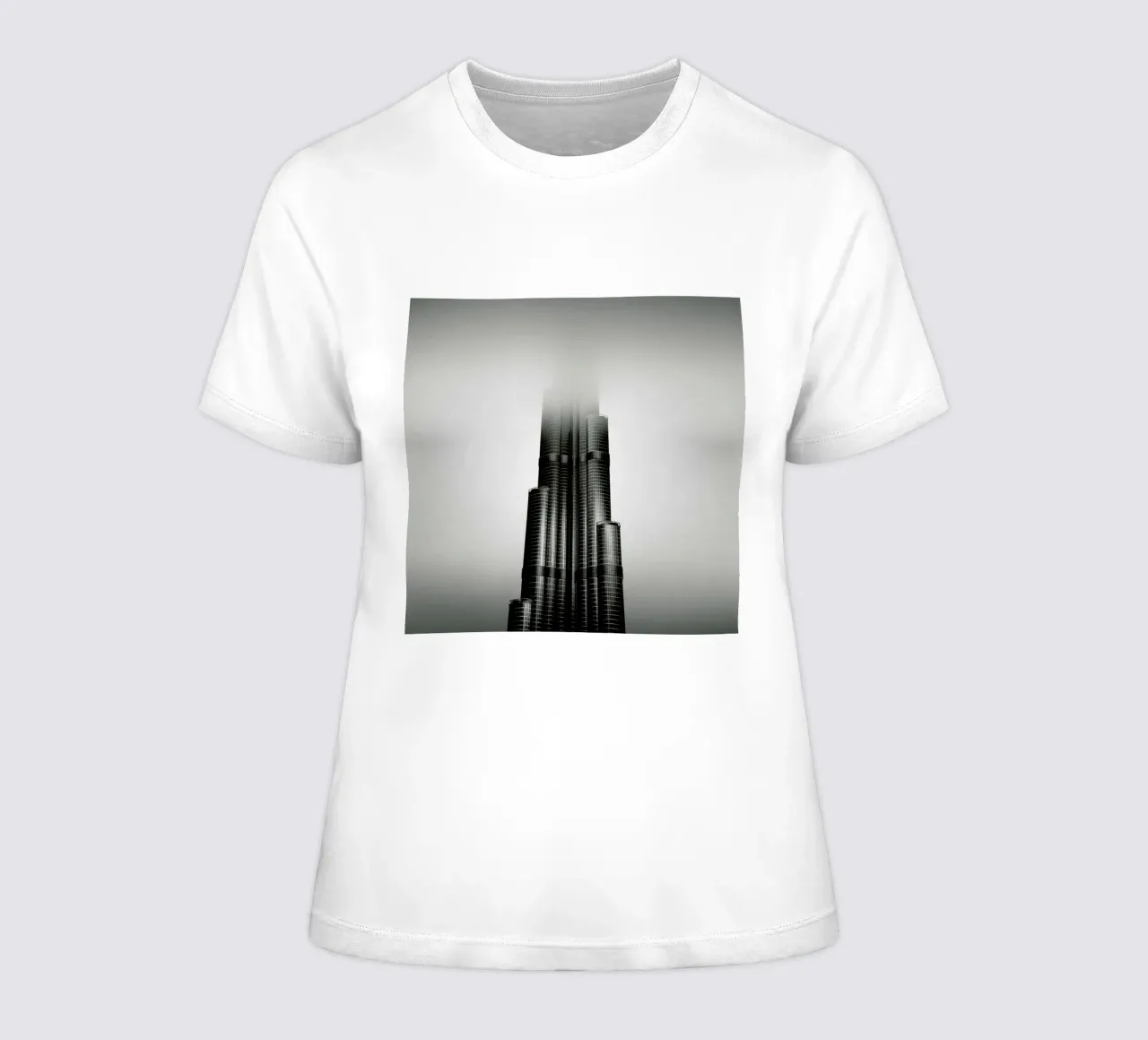 Burj Khalifa - Study 2 women's fitted t-shirt by Håggard Photography | Ronny Behnert