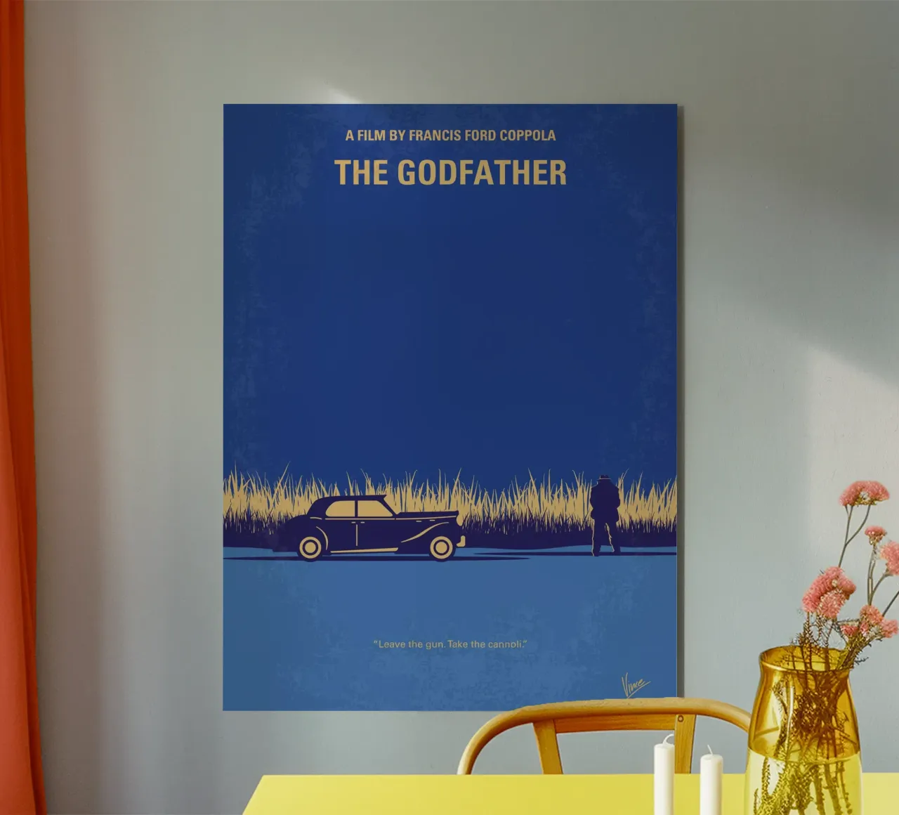No686-1 My Godfather I minimal movie poster pannello forex da Chungkong
