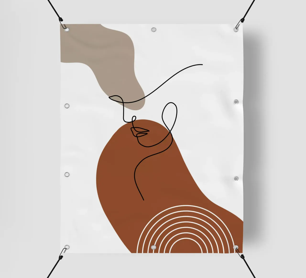 Donna minimalista telo in pvc da YSV MINIMALIST
