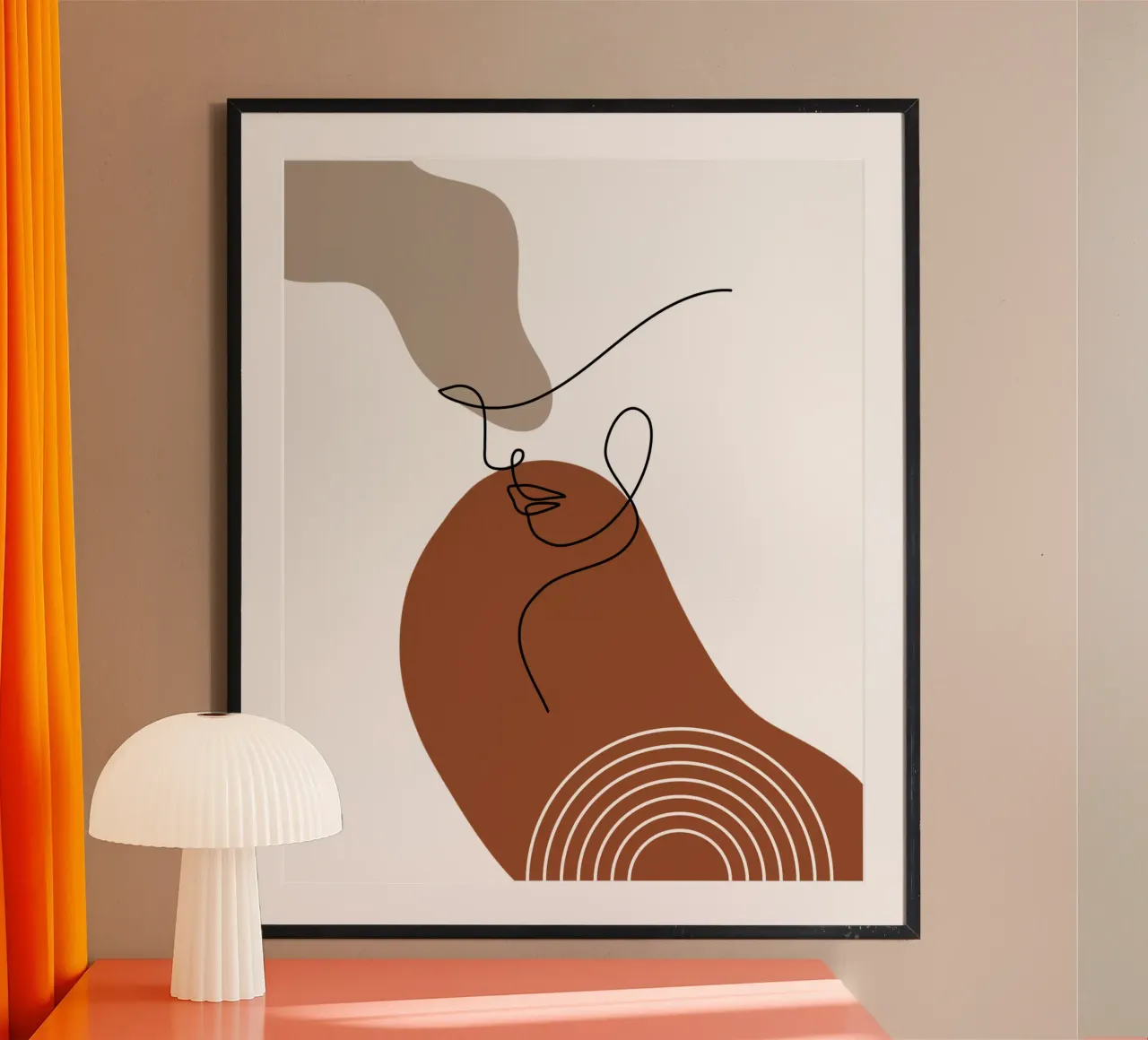 Minimalist woman poster by YSV MINIMALIST