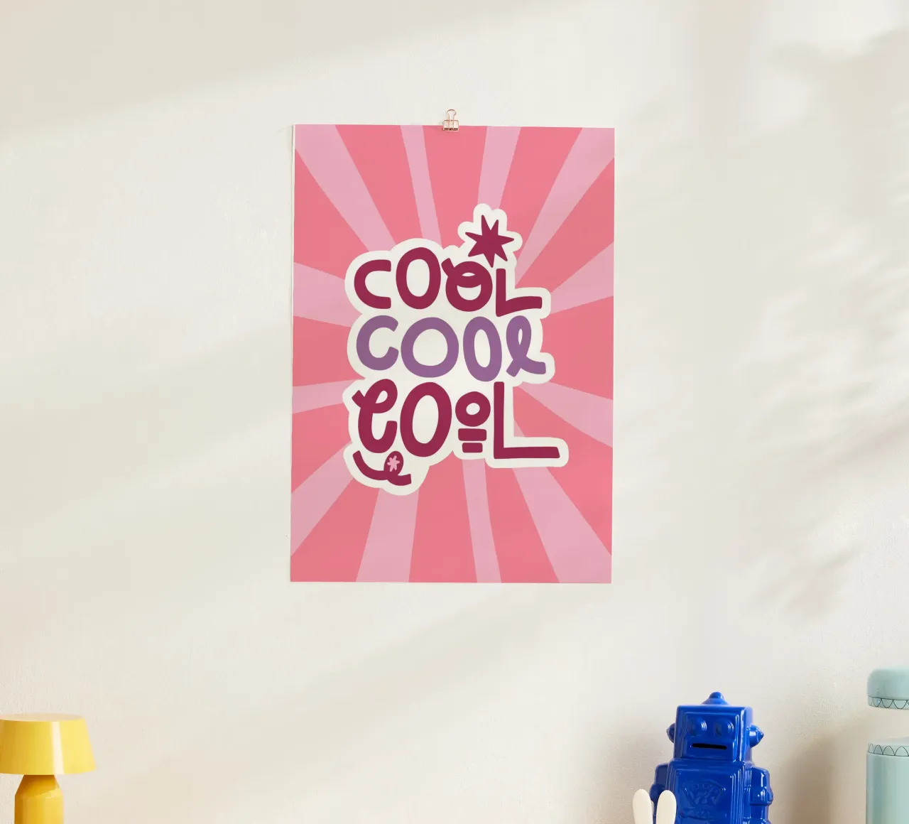 cool pink poster da Sandy Thissen