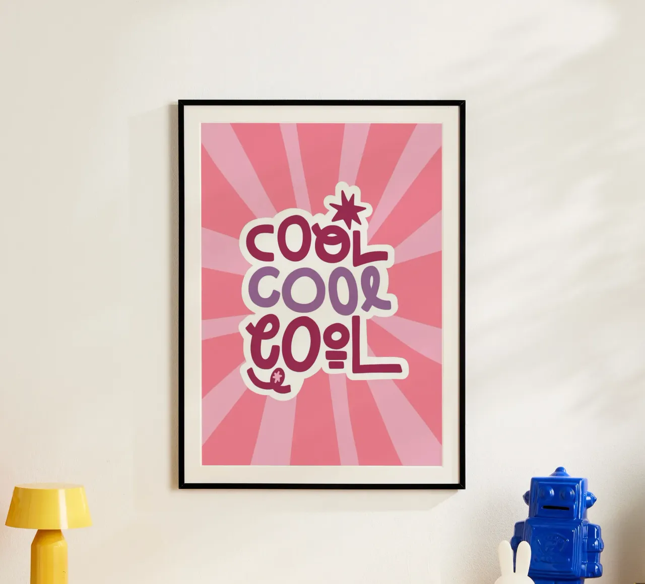cool pink poster da Sandy Thissen
