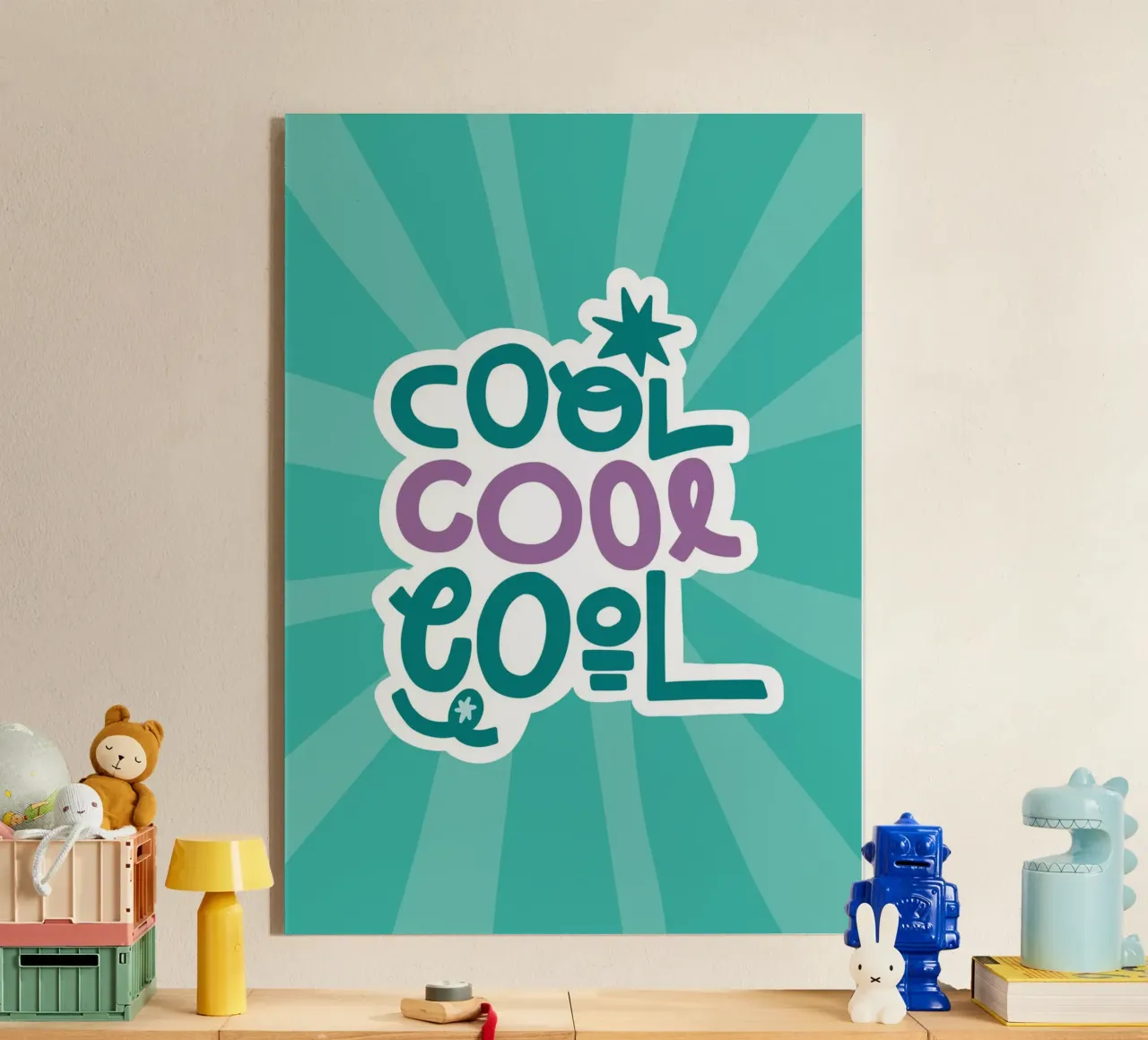 cool blue acryl van Sandy Thissen