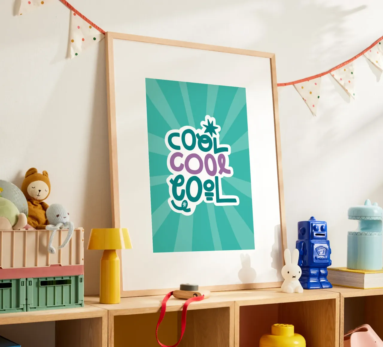 cool blue poster da Sandy Thissen