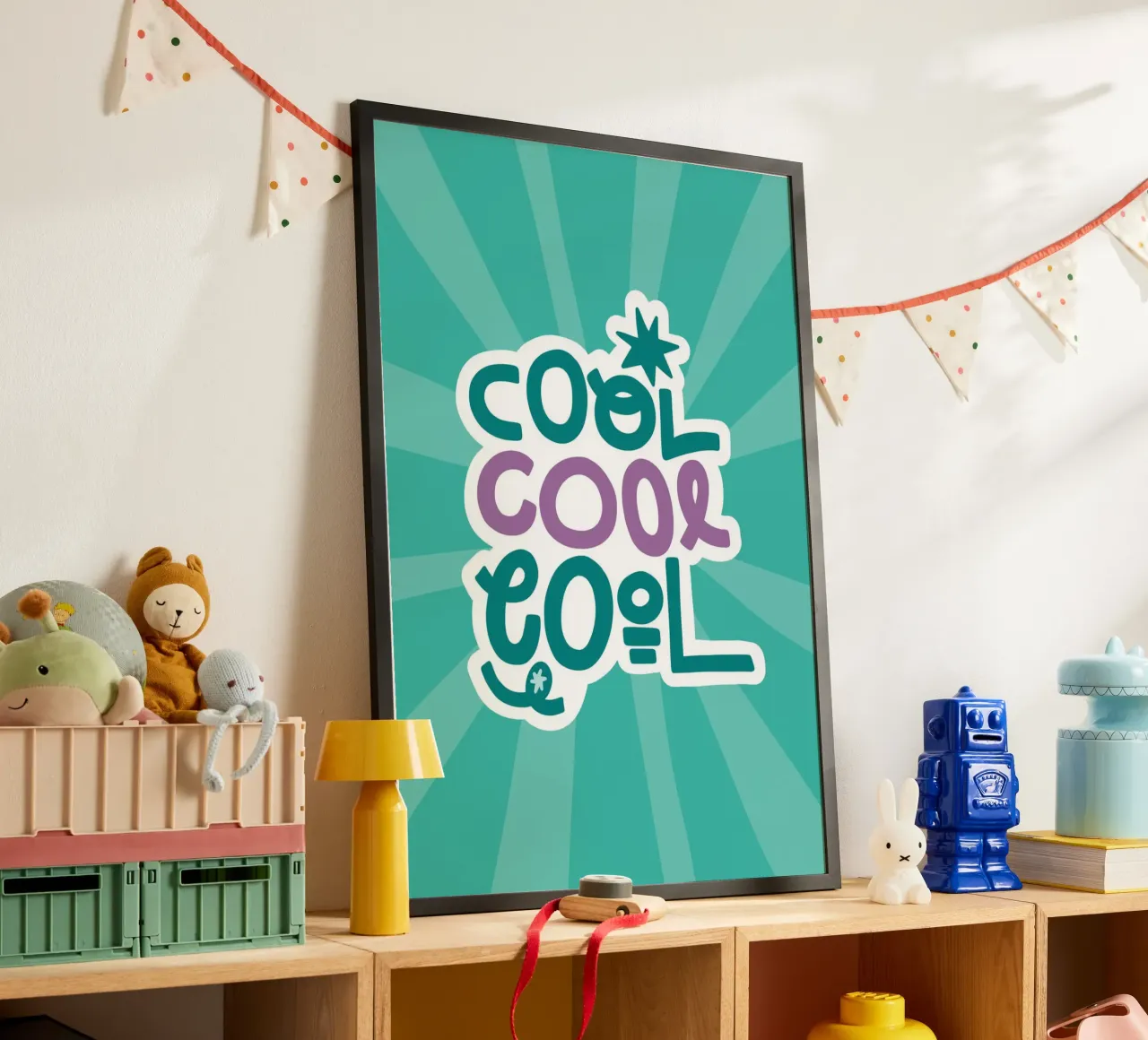 cool blue poster da Sandy Thissen