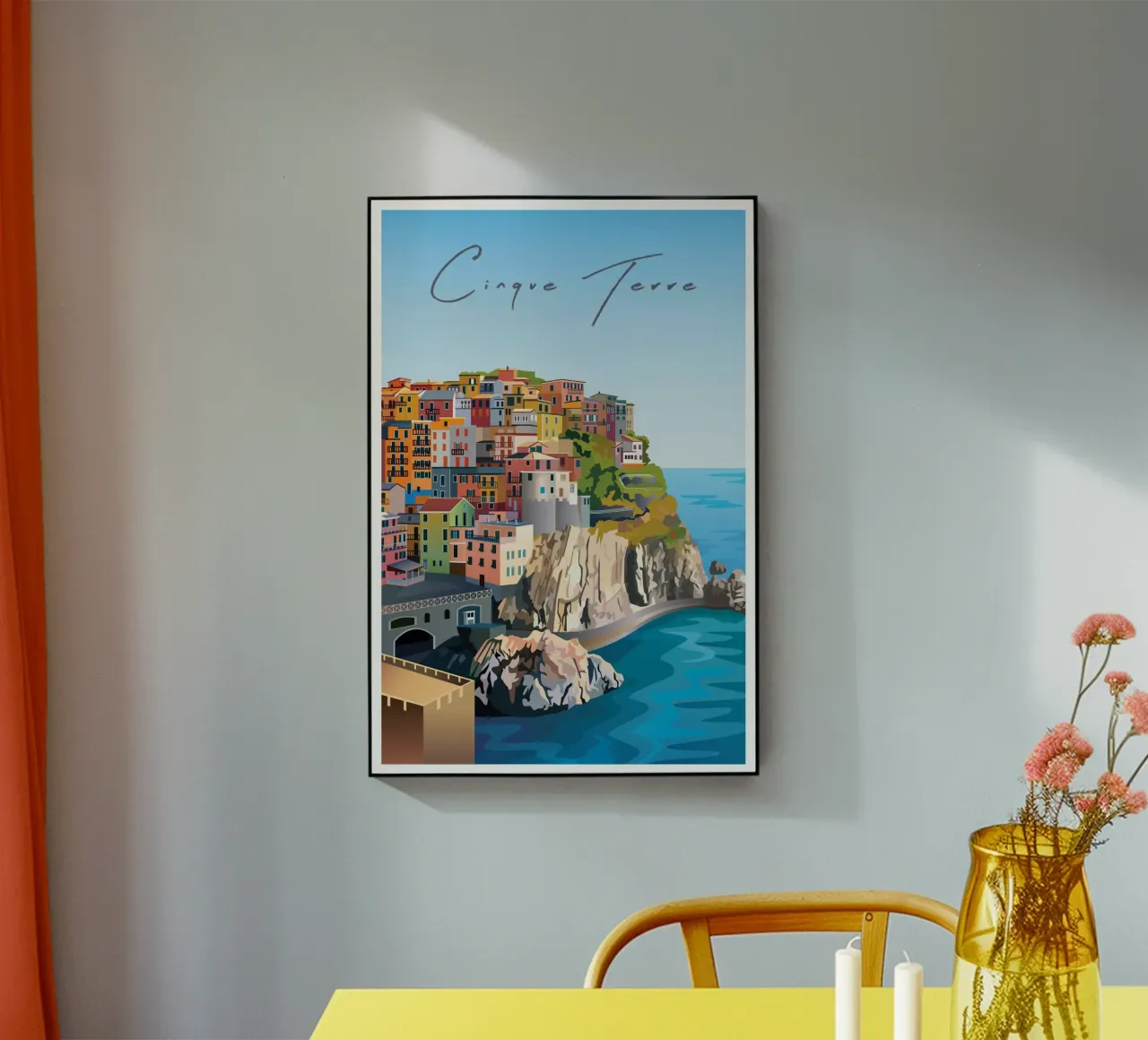 Cinque Terre Scenes plexiglass da Charnwood Prints