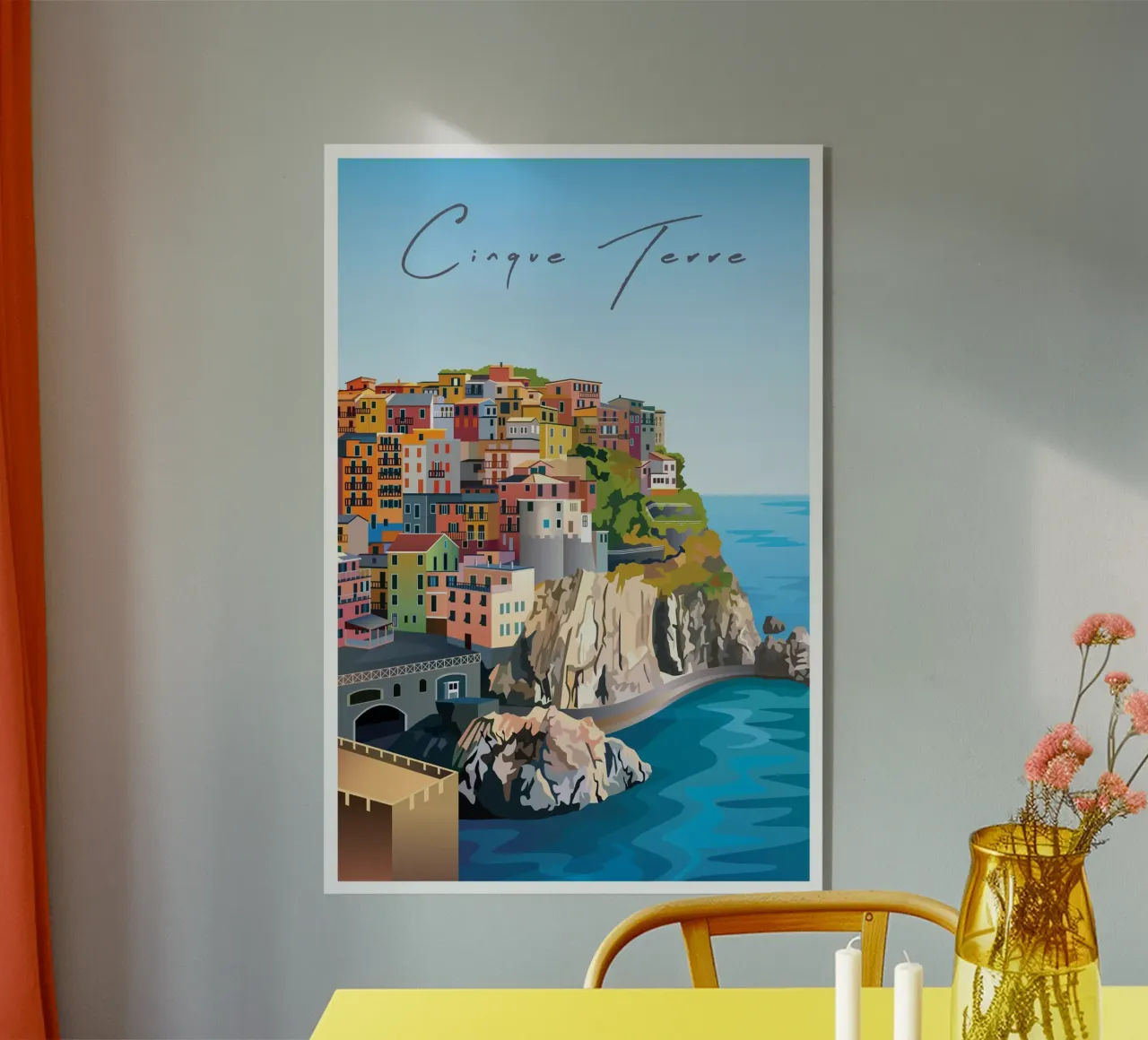 Cinque Terre Scenes plexiglass da Charnwood Prints
