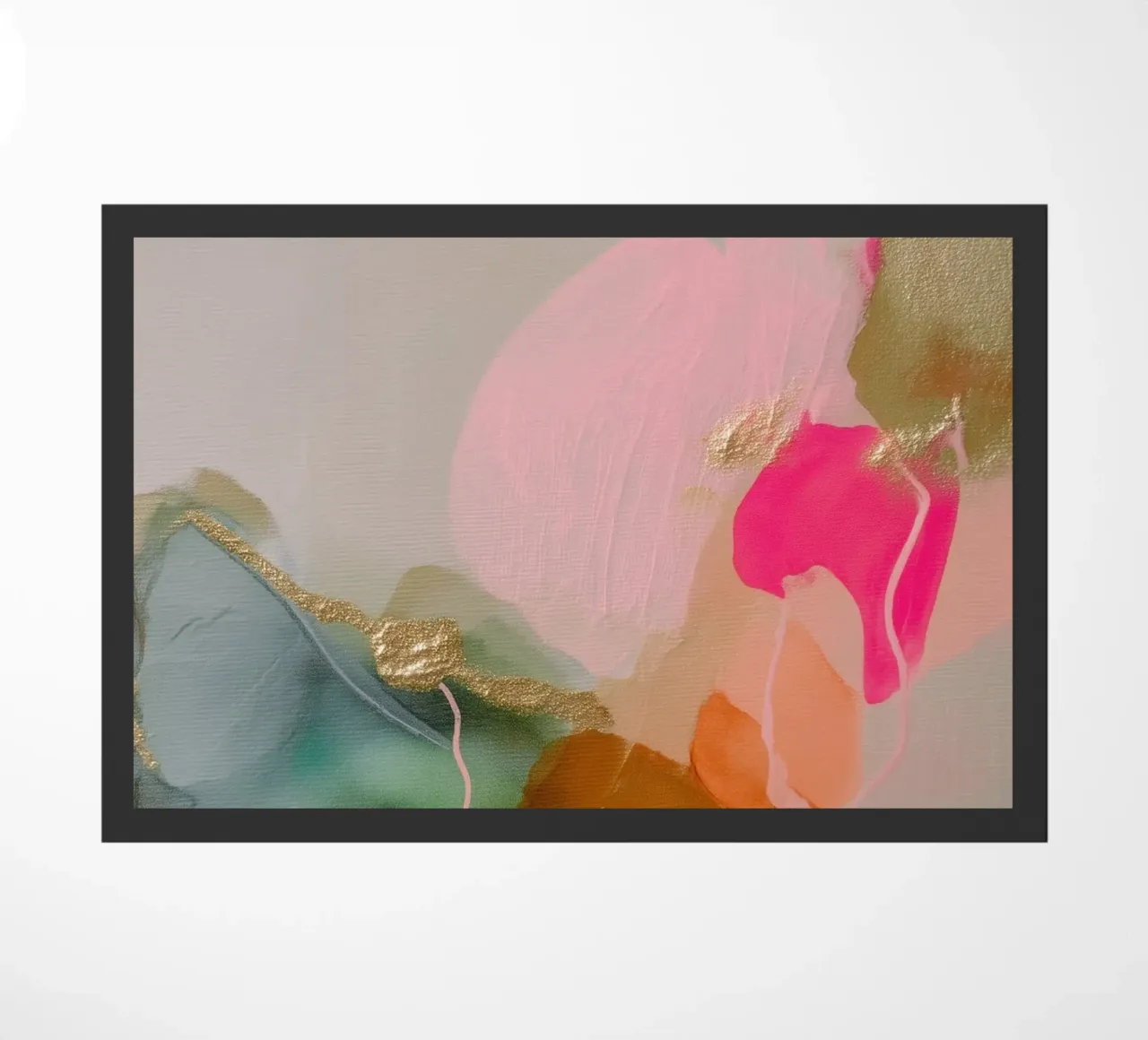 Flowing field structure doormat by Carinaprint