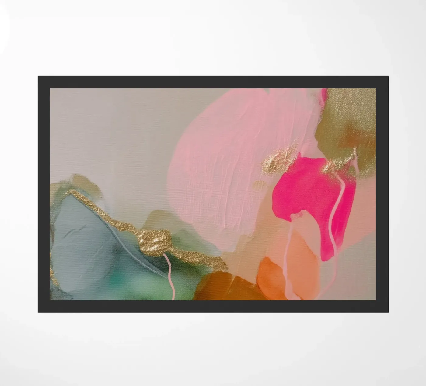 Fließende Feld Struktur Fußmatte von Carinaprint