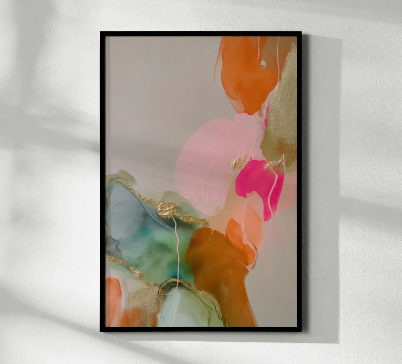 Flowing field structure poster by Carinaprint