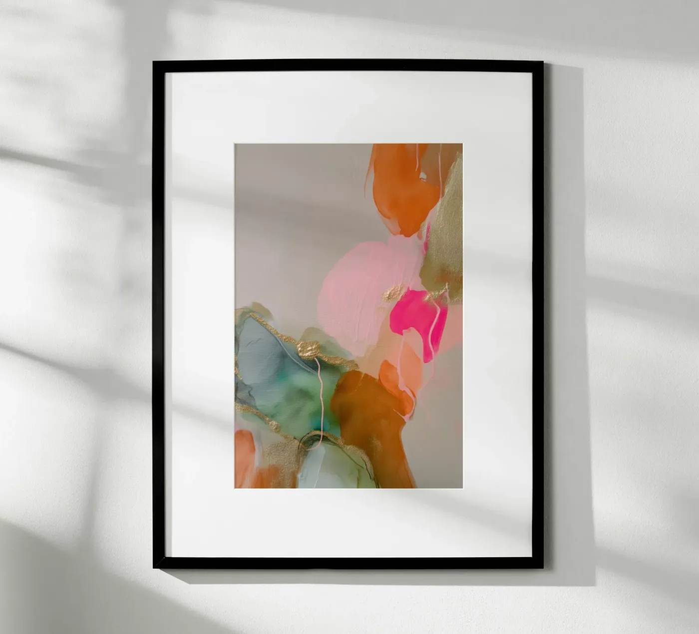 Structure fluide du champ poster de Carinaprint