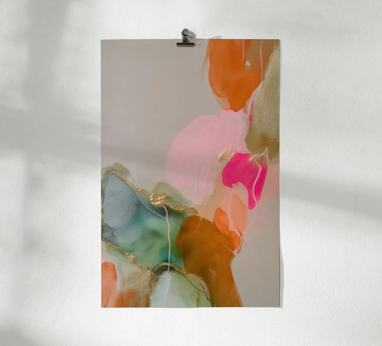 Flowing field structure poster by Carinaprint