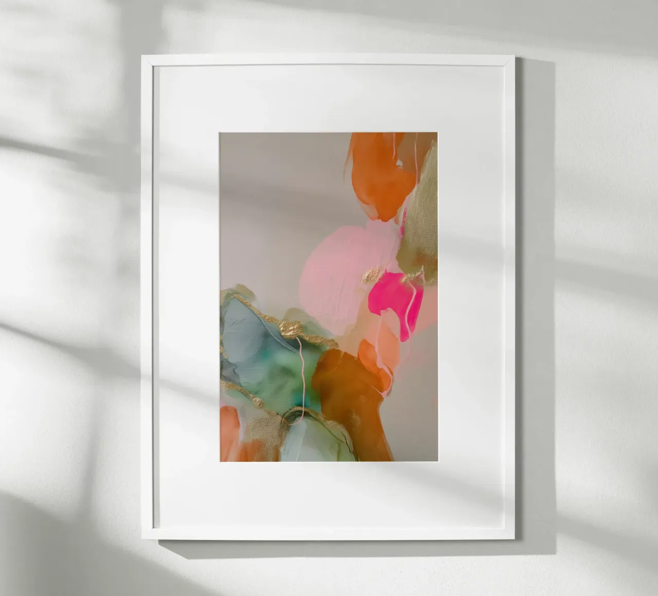 Flowing field structure poster by Carinaprint