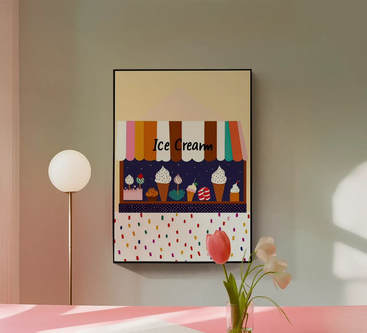 Gelateria plexiglass da Dreamy Nursery